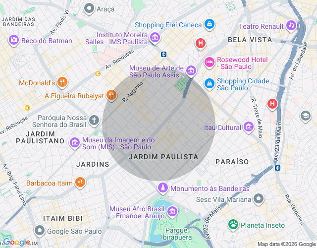 Imóvel no mapa