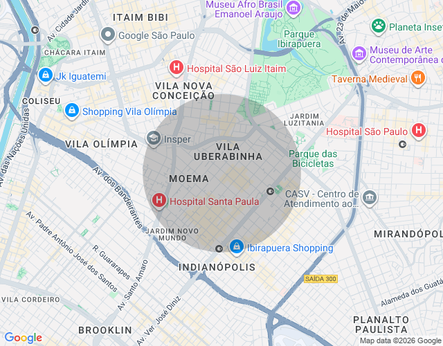 Imóvel no mapa