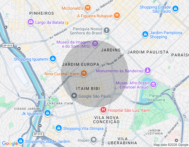 Imóvel no mapa