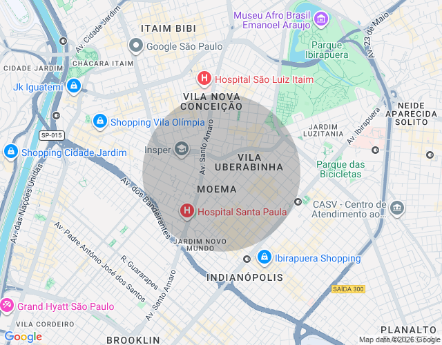 Imóvel no mapa