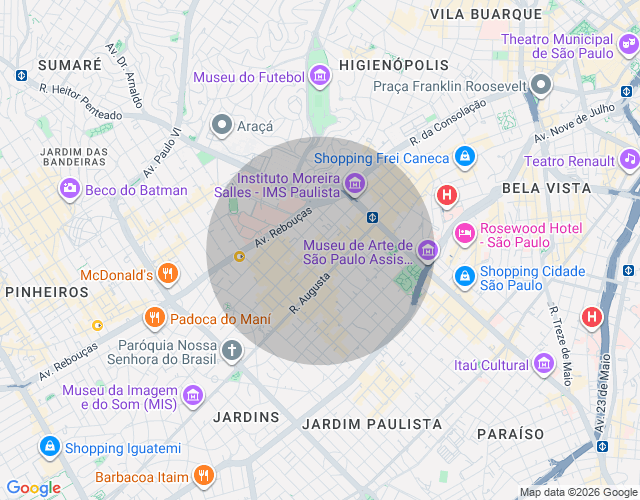 Imóvel no mapa