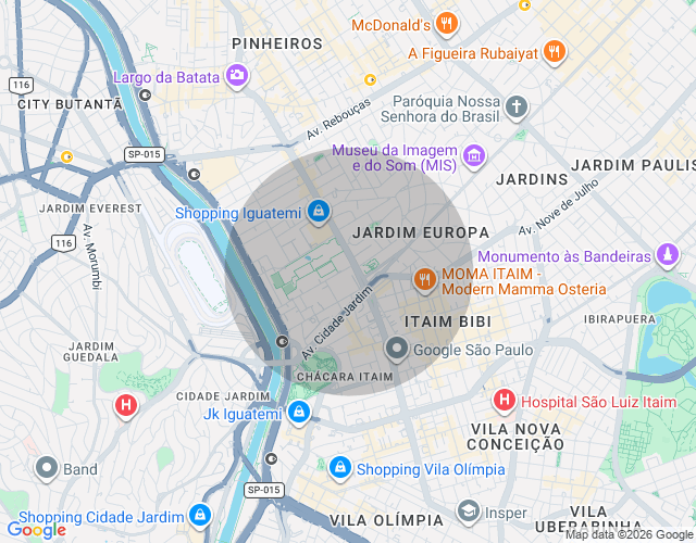 Imóvel no mapa