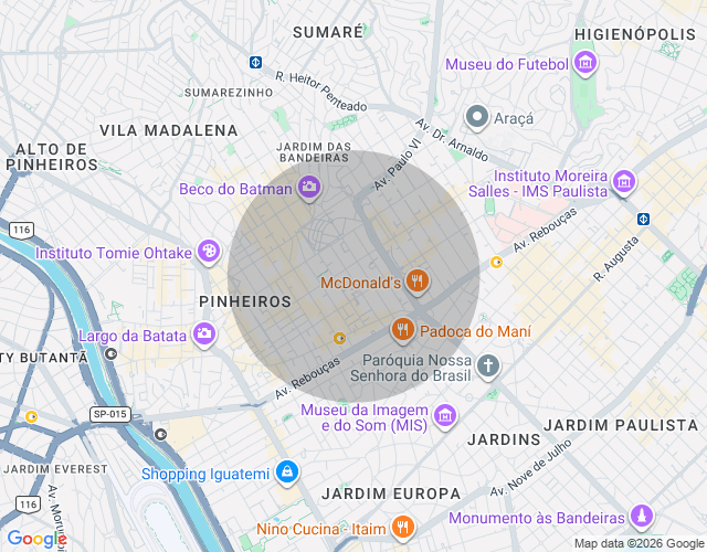 Imóvel no mapa