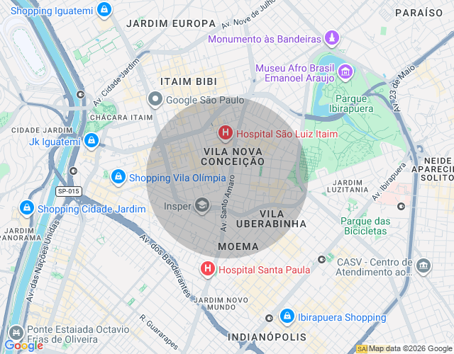 Imóvel no mapa
