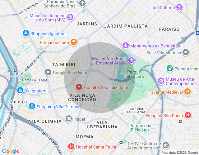 Imóvel no mapa
