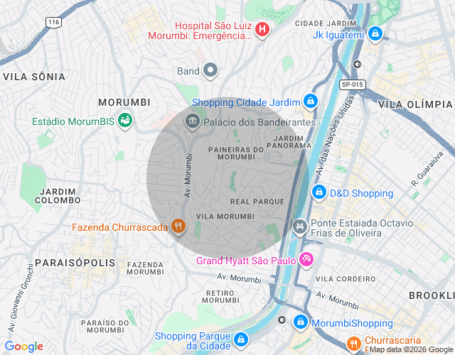 Imóvel no mapa