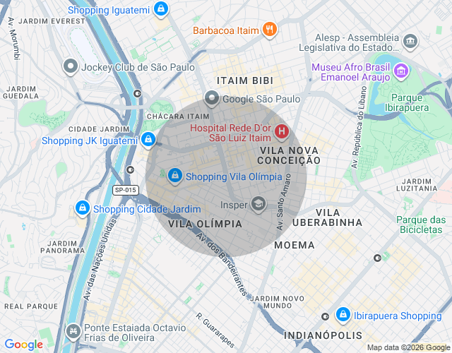 Imóvel no mapa