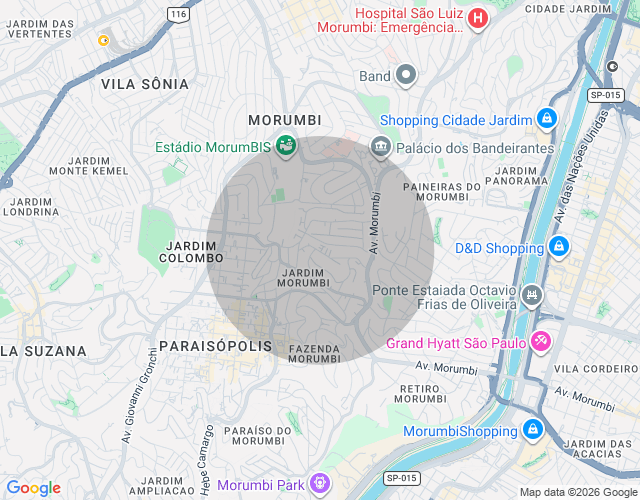 Imóvel no mapa