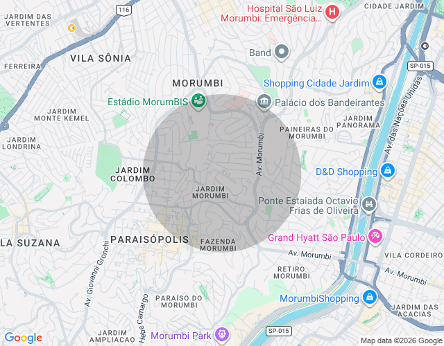Imóvel no mapa