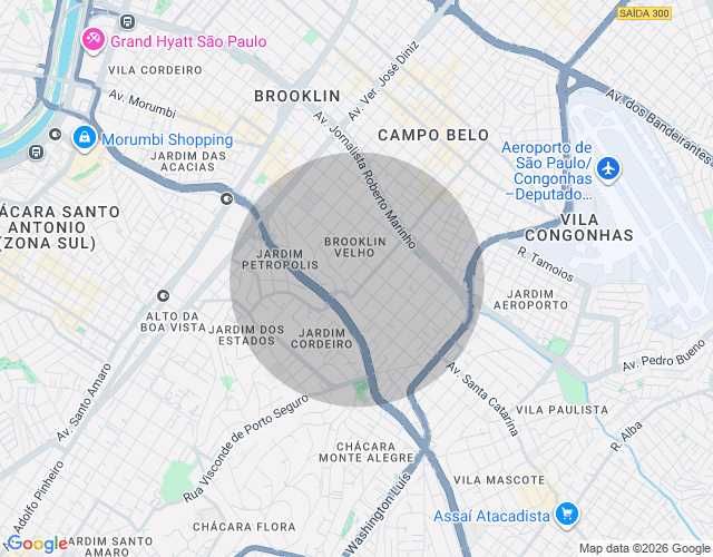Imóvel no mapa