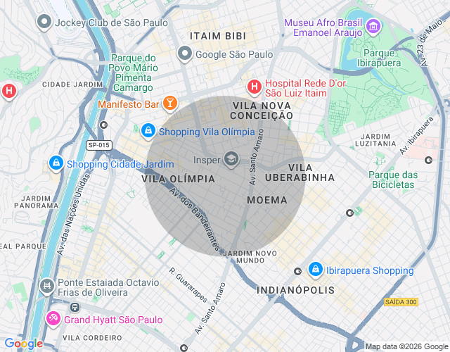 Imóvel no mapa