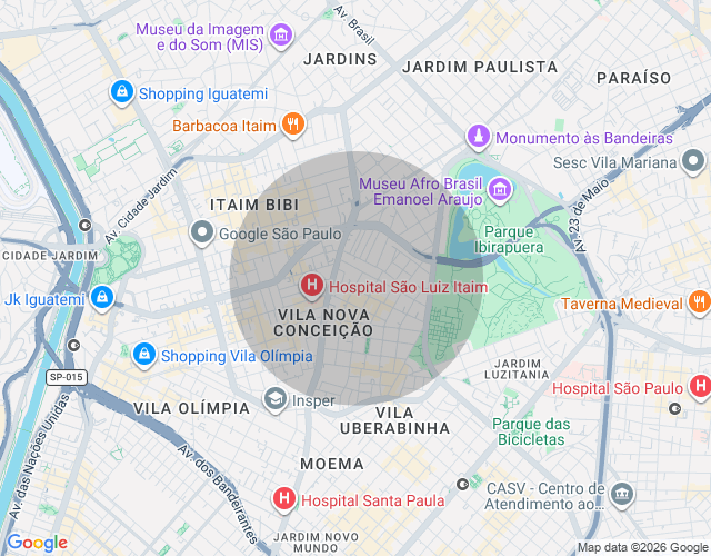 Imóvel no mapa