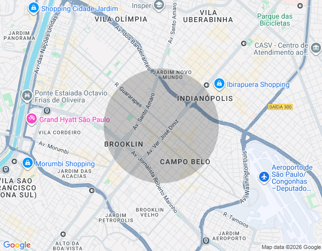 Imóvel no mapa
