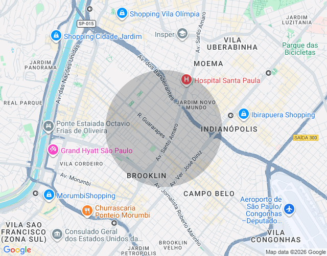 Imóvel no mapa