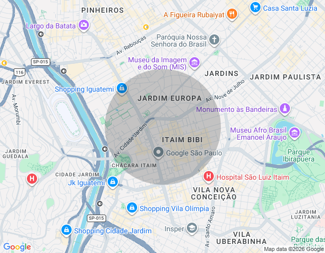Imóvel no mapa