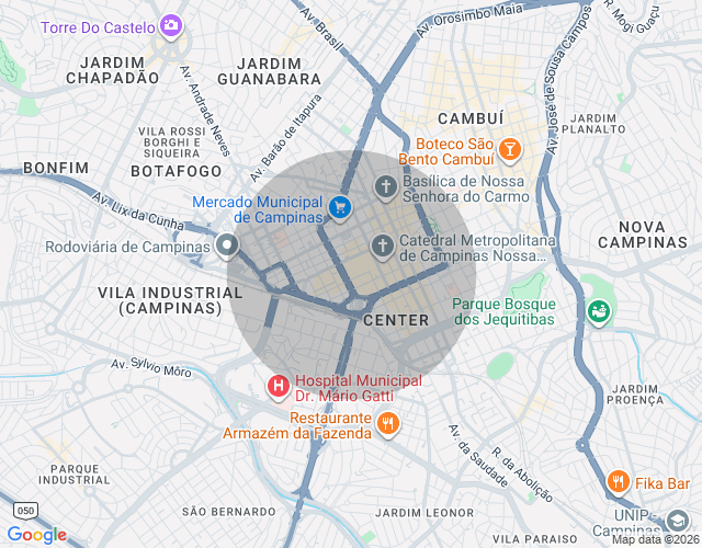 Imóvel no mapa