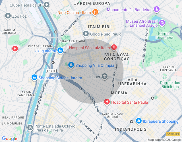 Imóvel no mapa