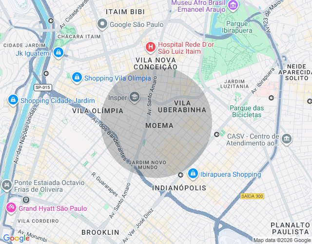 Imóvel no mapa