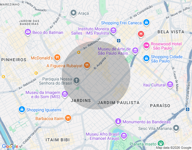 Imóvel no mapa