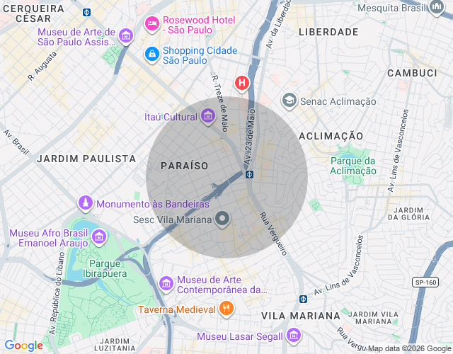 Imóvel no mapa