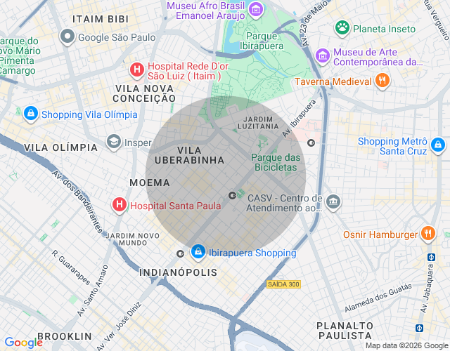 Imóvel no mapa