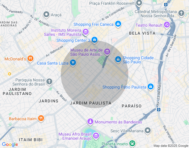 Imóvel no mapa
