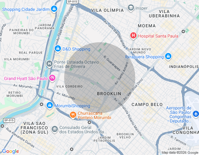 Imóvel no mapa