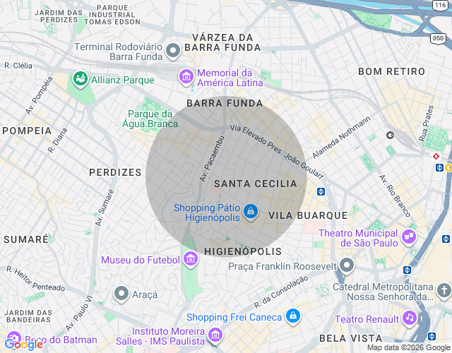 Imóvel no mapa