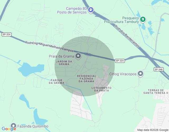 Imóvel no mapa