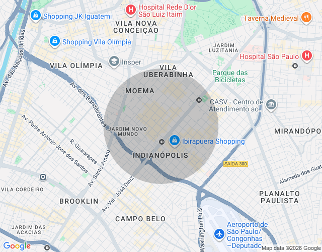 Imóvel no mapa