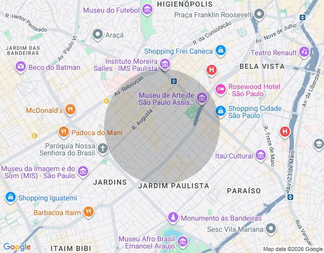 Imóvel no mapa