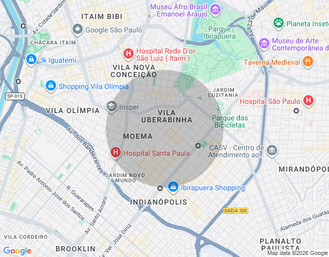 Imóvel no mapa