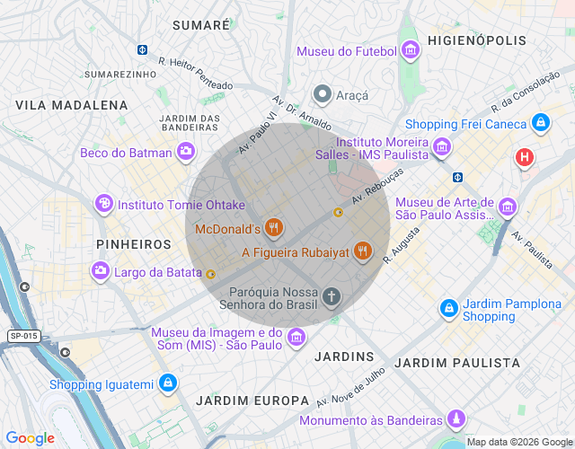 Imóvel no mapa