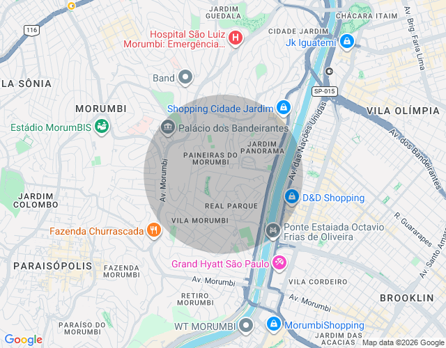 Imóvel no mapa