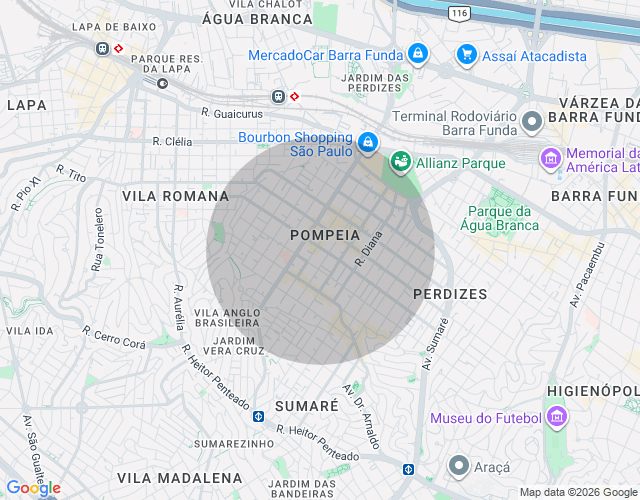 Imóvel no mapa