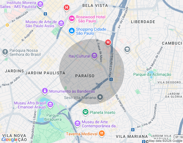 Imóvel no mapa