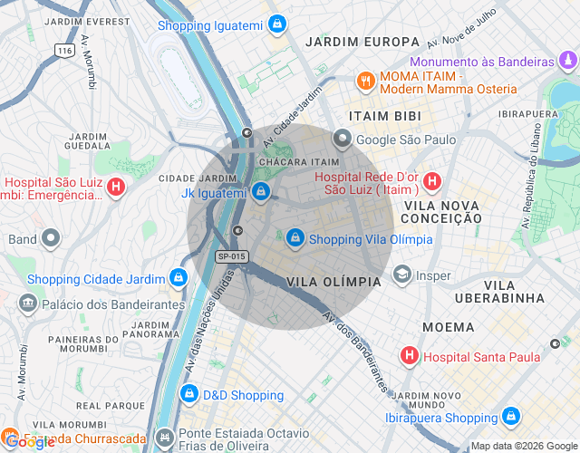 Imóvel no mapa