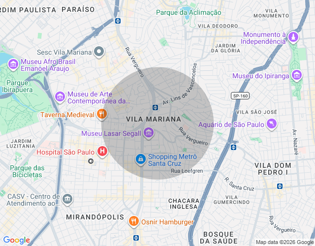 Imóvel no mapa