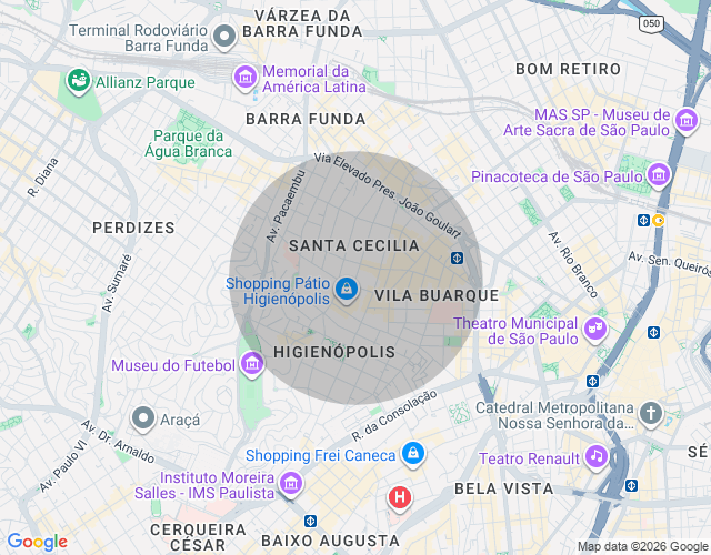 Imóvel no mapa