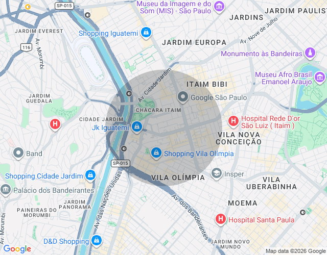 Imóvel no mapa