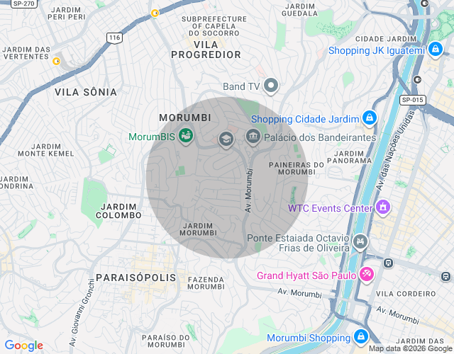 Imóvel no mapa