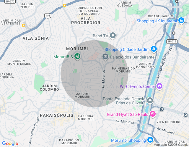 Imóvel no mapa