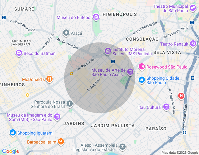 Imóvel no mapa