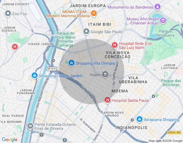 Imóvel no mapa