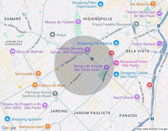 Imóvel no mapa