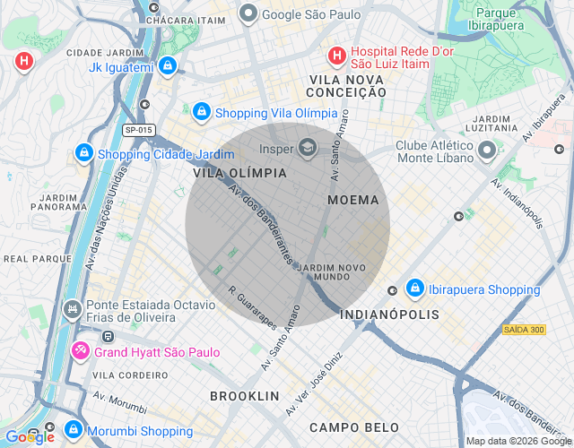 Imóvel no mapa