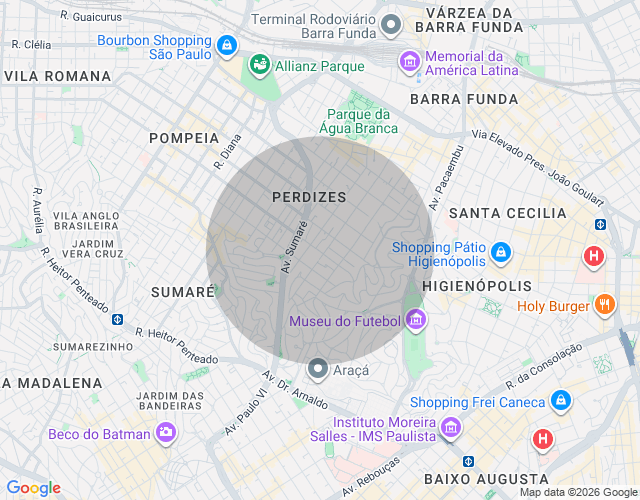 Imóvel no mapa