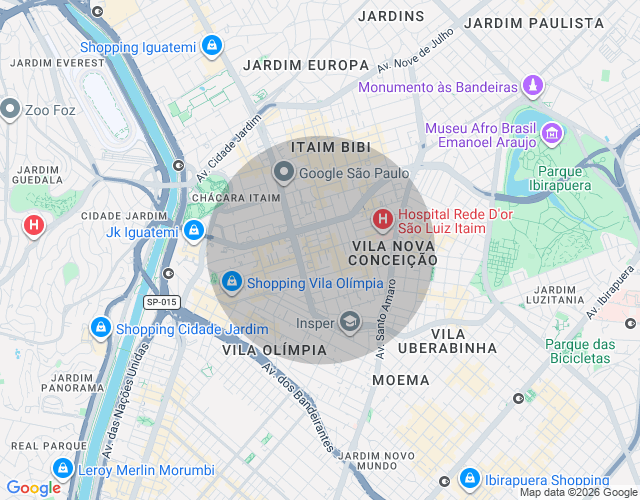 Imóvel no mapa