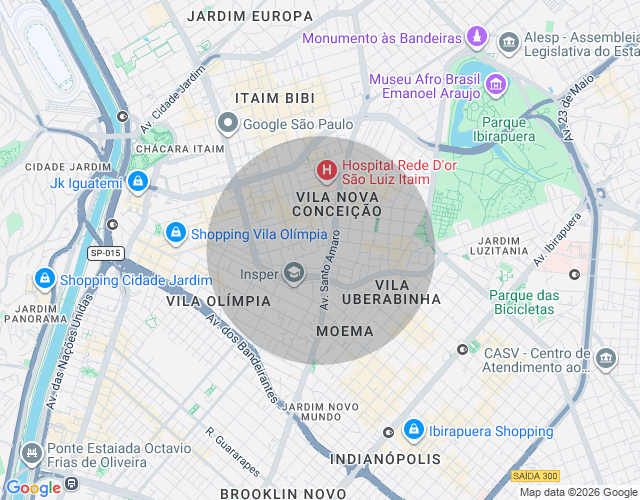 Imóvel no mapa