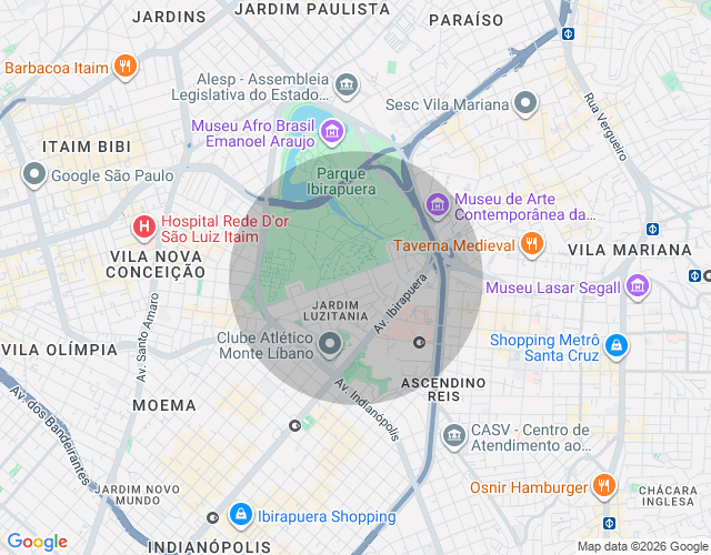 Imóvel no mapa